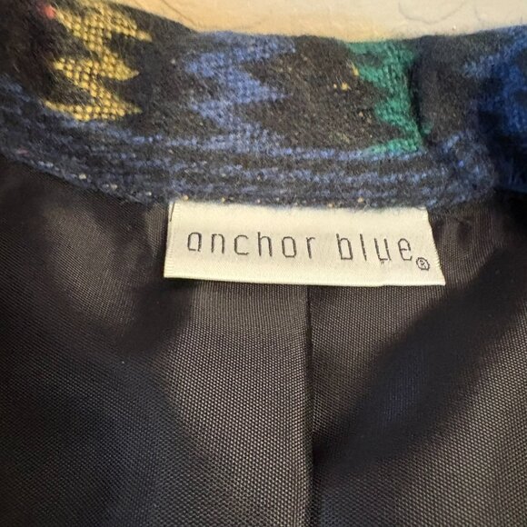 Anchor Blue Vintage Southwestern Womens Blazer with Single Button Closure - Picture 6 of 8